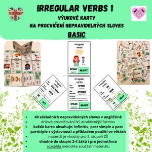 Irregular verbs 1 - výukové karty BASIC