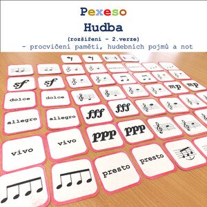Hudba - pexeso (rozšíření)