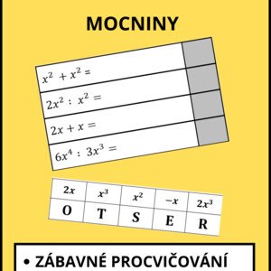 Mocniny - Křížovka