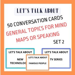 Conversation cards GENERAL TOPICS SET 2