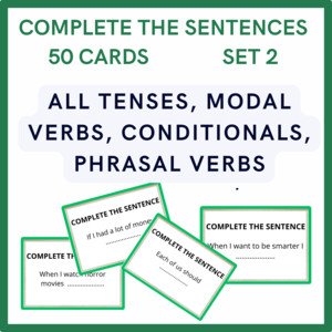 Complete the sentences SET 2