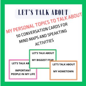 Conversation cards MY PERSONAL TOPICS
