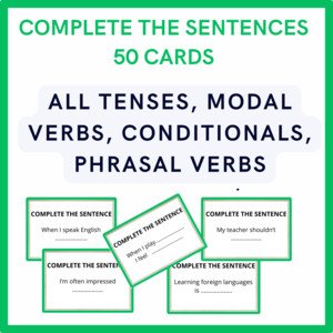 Complete the sentences SET 1