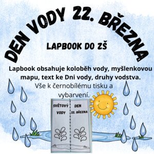 Světový den vody lapbook ZŠ
