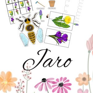Jaro, práce na zahradě, jarní květiny-úkoly, pracovní listy, grafomotorika, skládačky