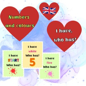 I HAVE - WHO HAS? Numbers 1-10 + Colours 
