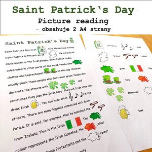 St. Patricks Day - picture reading