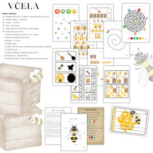 Včeličkové pracovní listy a kartičky ke stolečku