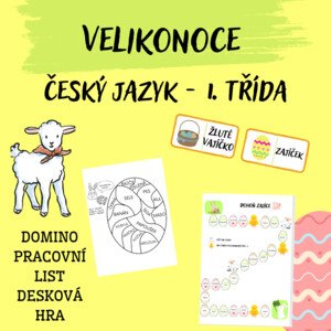Velikonoce - Český jazyk 1. třída 