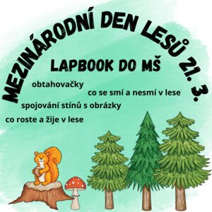 Mezinárodní den lesů lapbook MŠ