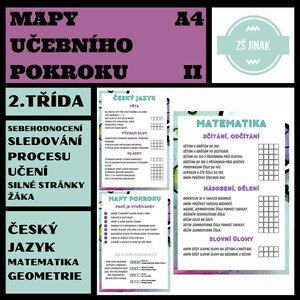 MAPY UČEBNÍHO POKROKU - 2.třída