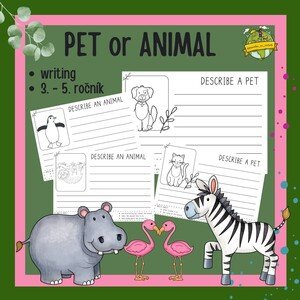 PET or ANIMAL writing