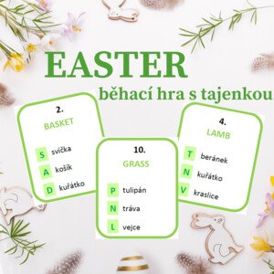 Easter - běhací hra s tajenkou