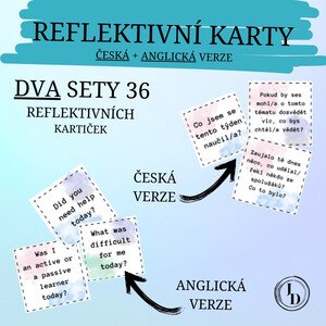 Reflektivní karty (česká + anglická verze)