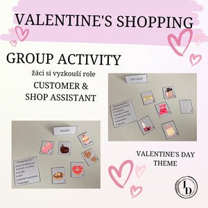 Valentines shopping (skupinová aktivita)