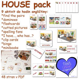 House - pack (balíček 9 aktivit pro 1. stupeň ZŠ)