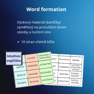 Word formation - kartičky