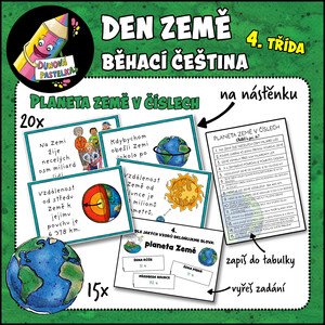 Planeta Země v číslech - Běhací čeština 4. třída