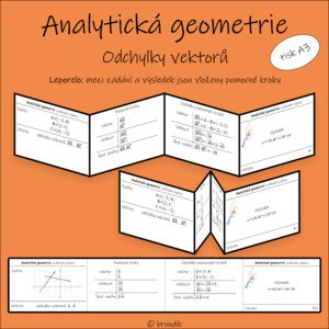 Analytická geometrie - odchylky vektorů (leporelo)