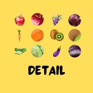 Detail - Ovoce a zeleniny