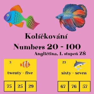 Kolíčkování Numbers 20-100