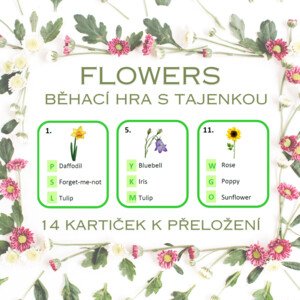 Flowers - běhací hra s tajenkou