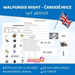 Walpurgis Night - Čarodějnice set aktivit