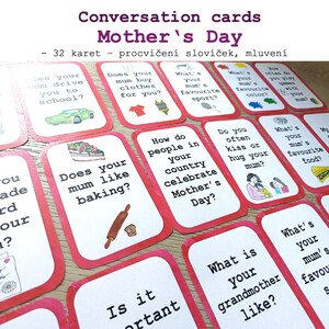 Conversation cards - Mothers Day