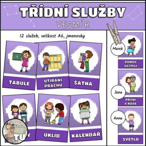 Třídní služby - vesmír