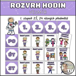 Velký rozvrh hodin - vesmír