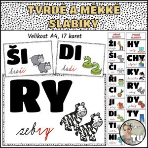 Tvrdé a měkké slabiky - boho téma