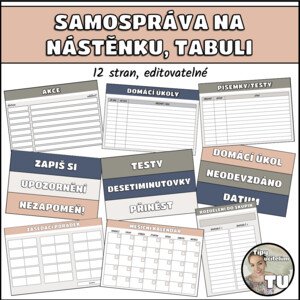 Samospráva, nápisy, listy na tabuli/nástěnku