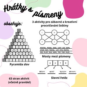 Hrátky s písmeny – 3 aktivity pro zábavné a kreativní procvičování češtiny