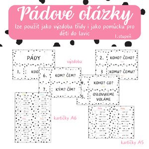 Puntíková třída - PÁDOVÉ OTÁZKY