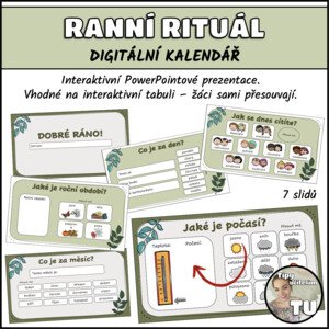 Digitální kalendář - ranní rituál