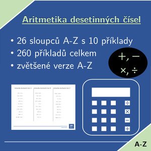 Aritmetika desetinných čísel | matematika | 26 sloupců