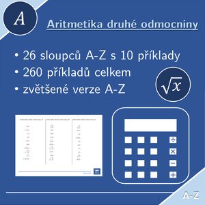 Aritmetika druhé odmocniny čísel | matematika | 26 sloupců