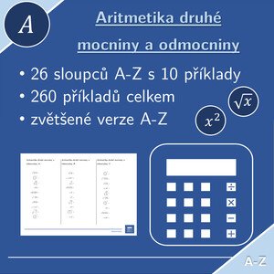 Aritmetika druhé mocniny a odmocniny | matematika | 26 sloupců