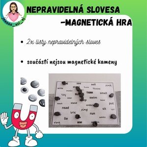 AJ - nepravidelná slovesa - magnety