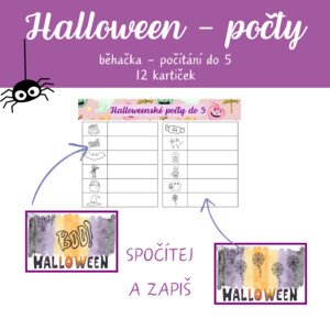 Halloween - počítání do 5