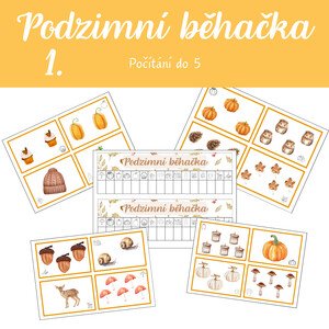 1.Podzimní běhačka - počítání do 5