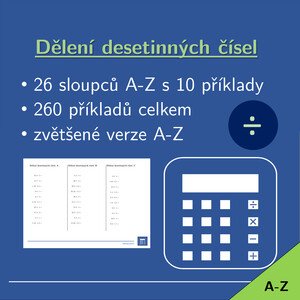 Dělení desetinných čísel | matematika | 26 sloupců